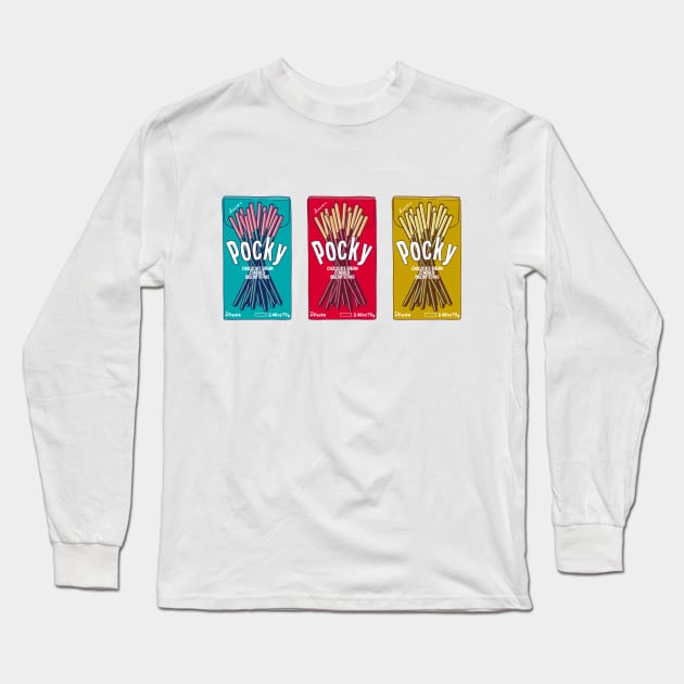 POCKY Long Sleeve T-Shirt by AnGo